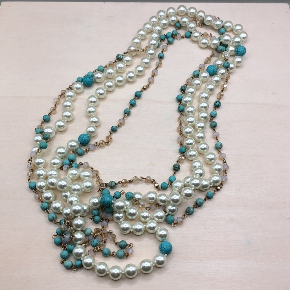 Curated Bundle Extra Long Flapper Style Necklaces… - image 1